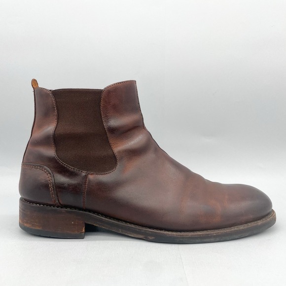 Wolverine Mens 13D 1000 Mile Montague Chelsea Boots Shoes Brown Leather Casual